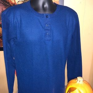 Men’s thermal sleepwear long sleeve shirt